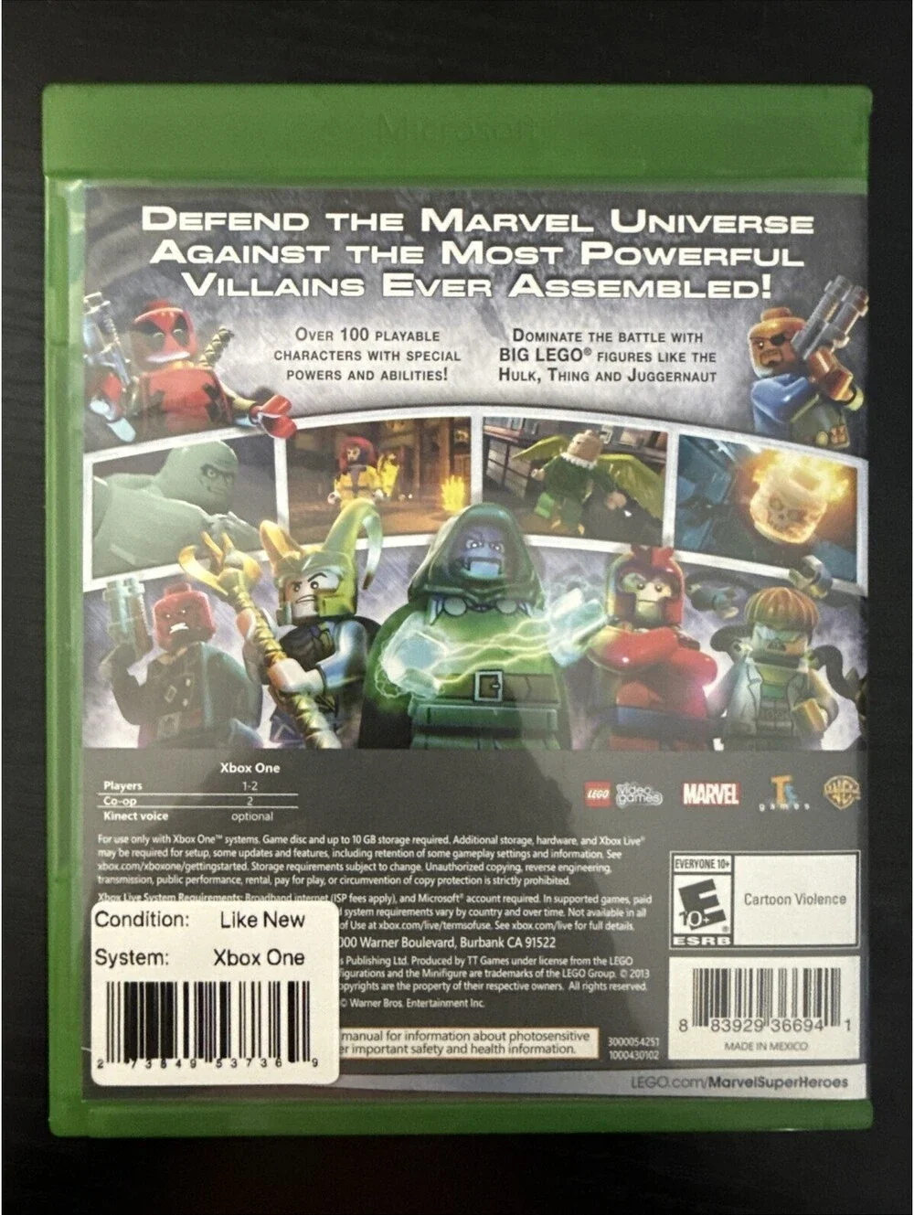 Lego: Marvel Super Heroes - Microsoft Xbox One